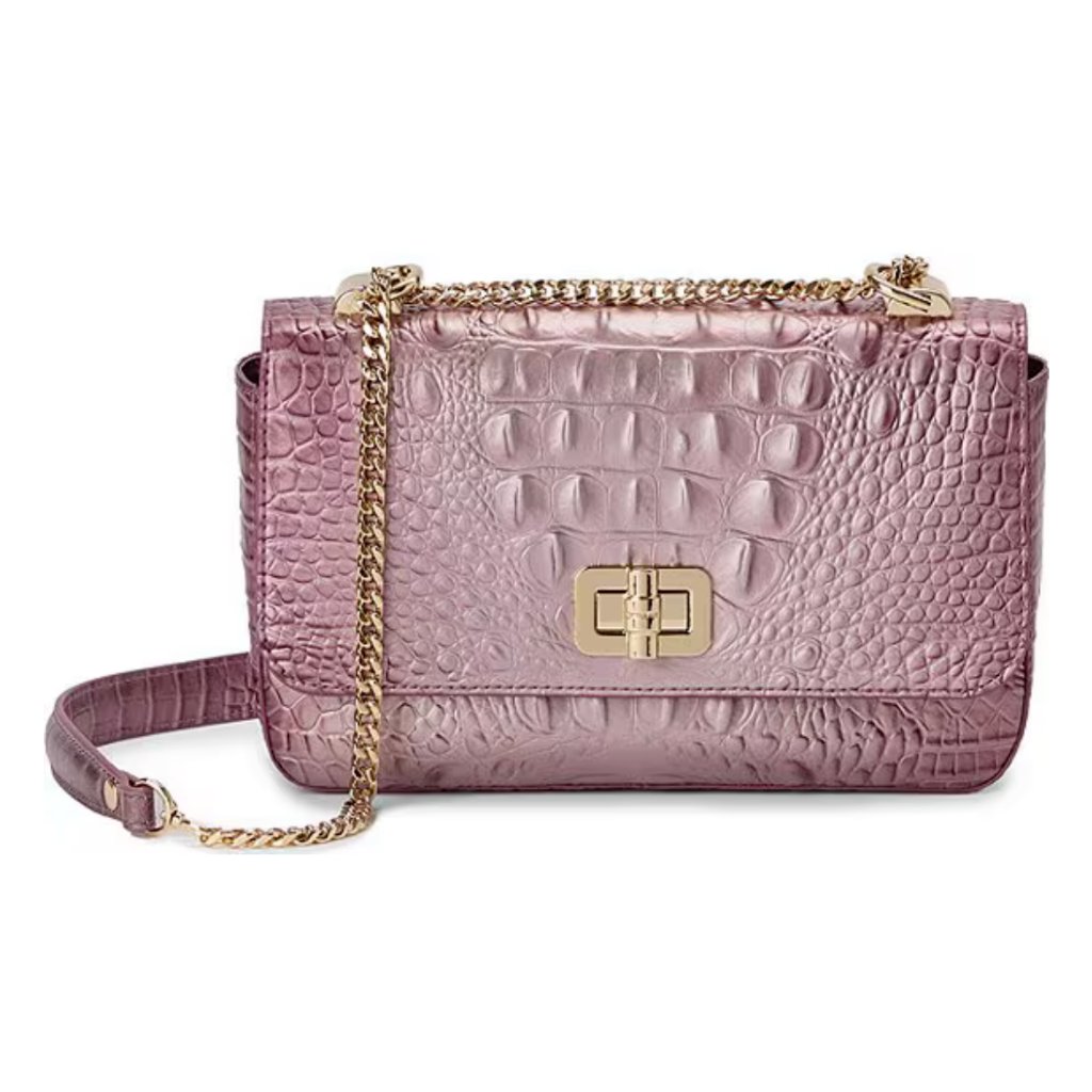 Nwt Brahmin Melbourne Collection Mellow Rose Hallie Crossbody Bag